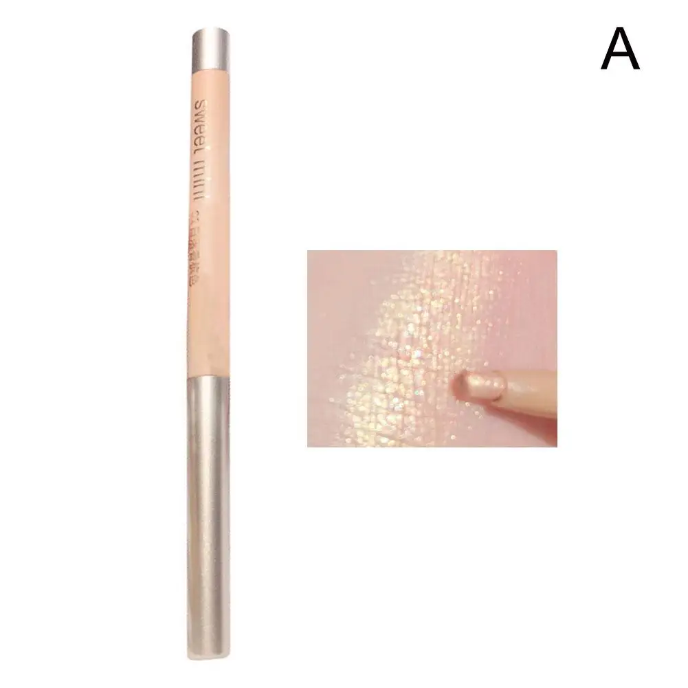 ZOETE MUNT Liggen Zijderups Potlood Glanzende Glitter Natuur Eyeliner Koreaanse Overzicht Pen Oogschaduw Markeerstift Make Fleuren E3S5