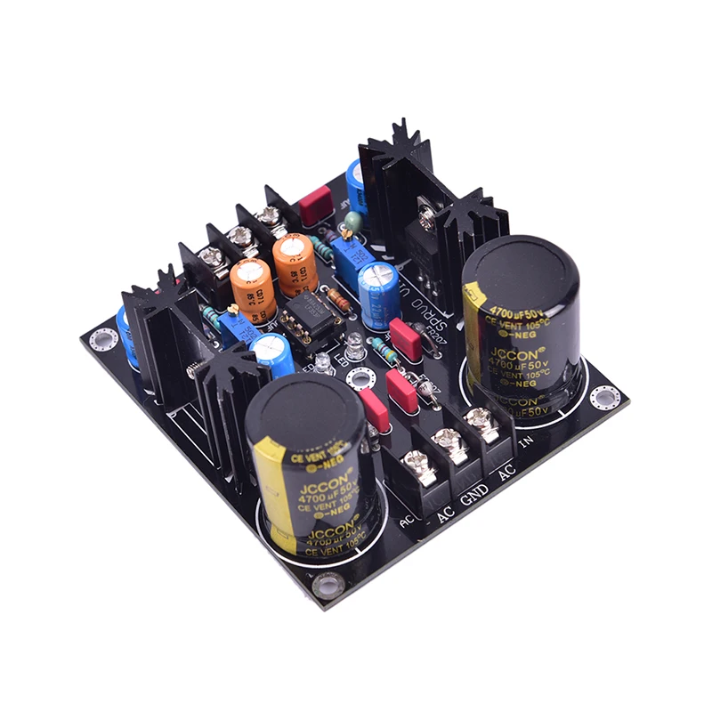 Placa de fuente de alimentación de filtro de rectificación de Servo LM317 LM337, módulo de CA a CC