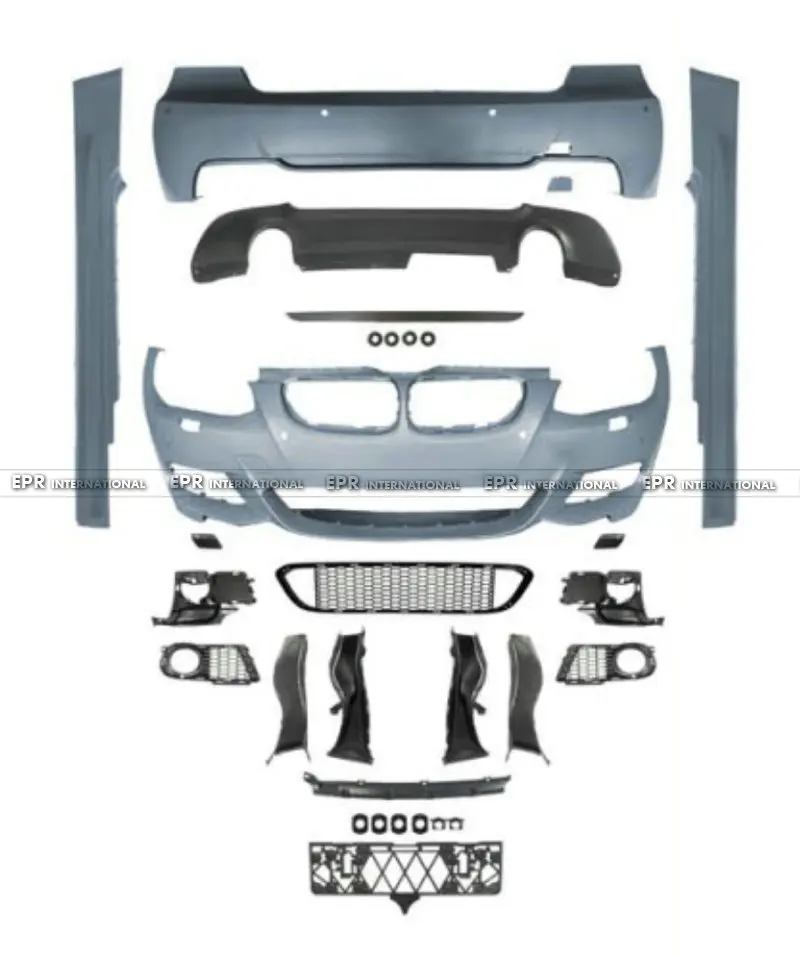 

For BMW 10-13 E92 E92 Lci Coupe M-tech Full Body Kit with Fog Lights | High-Quality ABS Plastic | Direct Fitment | Easy to Paint