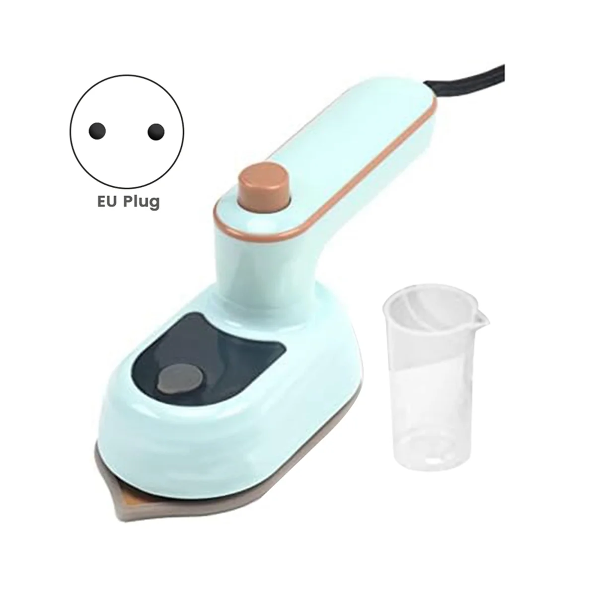 Mini Ferro a Vapor com Plugue EU A, Portátil, Molhado e Seco, Casa, Viagem, Negócios, Roupas
