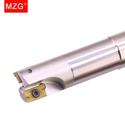 MZG BAP300R C25 C32 직각 엔드밀 생크 숄더, 정밀 APMT 1135 CNC 선반 가공 인덱서 블 밀링 커터