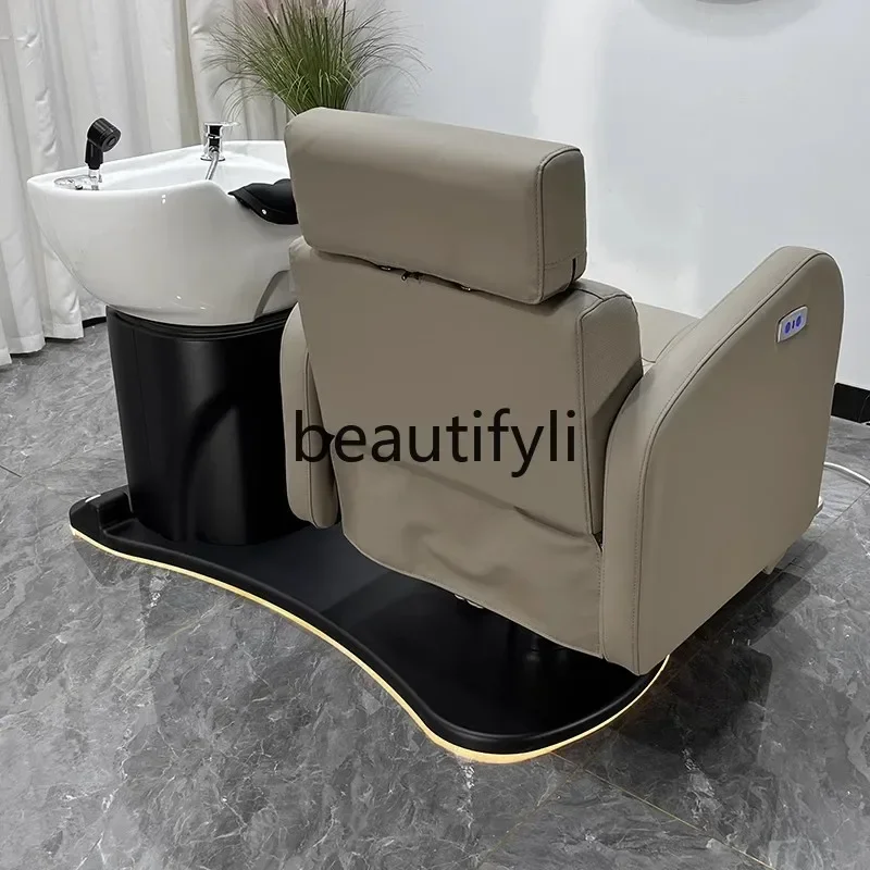 yj32 Rotating hair care flush bed Multifunctional electric shampoo bed Beauty shop Hair salon