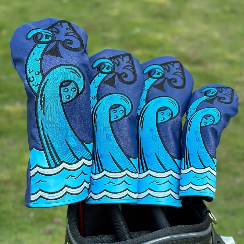 Funda protectora para palos de golf - Azul turquesa, a prueba de polvo y arañazos - Regalo ideal para golfistas - Material de PU, duradero