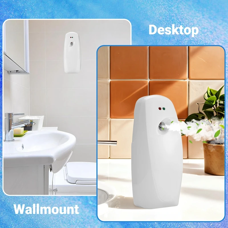 4 Pcs Automatic Air Freshener Sprays Dispenser Wall Mounted Automatic Sprays Air Freshener Sprays For Bathroom