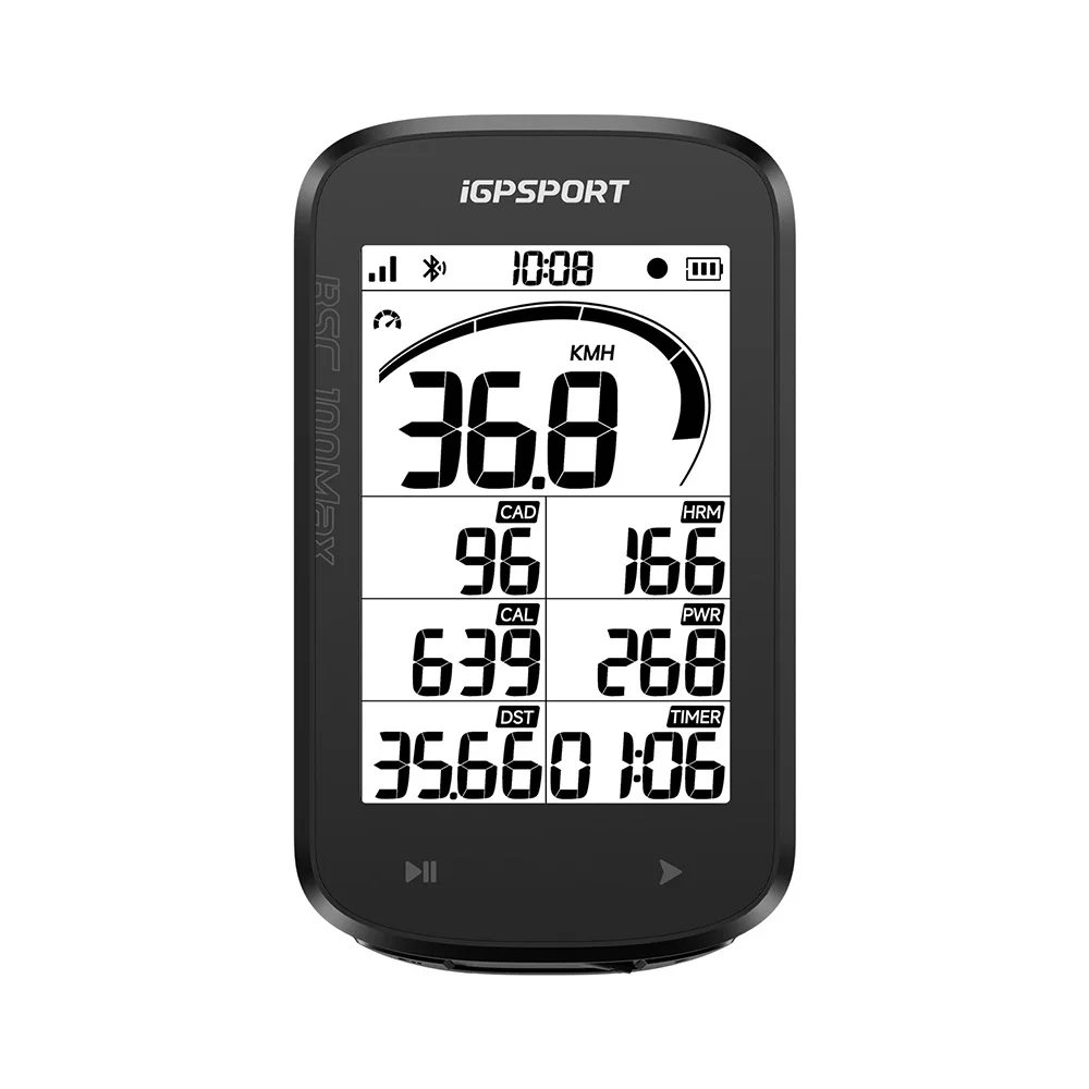 Komputer rowerowy GPS iGPSPORT BSC100Max, bezprzewodowy licznik prędkości i dystansu, 40-godzinna żywotność baterii, wodoodporność IPX7, akcesoria rowerowe — zdjęcie 2
