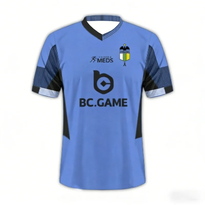 

New Summer Quick-dry Unisex O'Higgins V2 Football Jersey Short-Sleeve Breathable Trendy Tee for Match Daily Wear Family Kids Tee