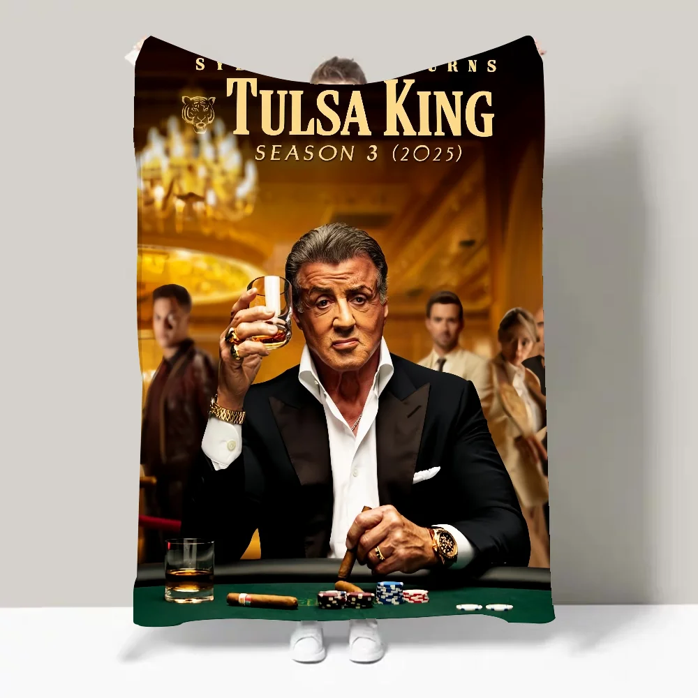 بطانية HOT TV T-tulsa k-king 3 خفيفة الوزن للنوم والقيلولة وغرفة المعيشة والمكتب والأريكة وجميع المواسم