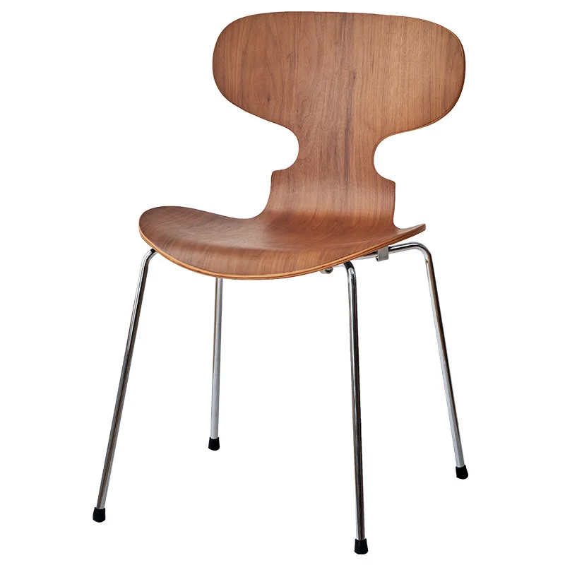 

Internet celebrity ant Nordic modern simple dining chair designer medieval home restaurant cafe back chair