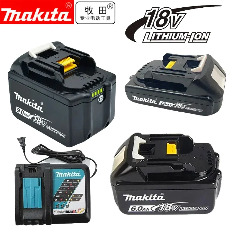 

Makita 18V Battery Rechargeable Battery 18650 Lithium-ion Cell Suitable For Makita Power Tool BL1860 BL1830 BL1850 LXT400