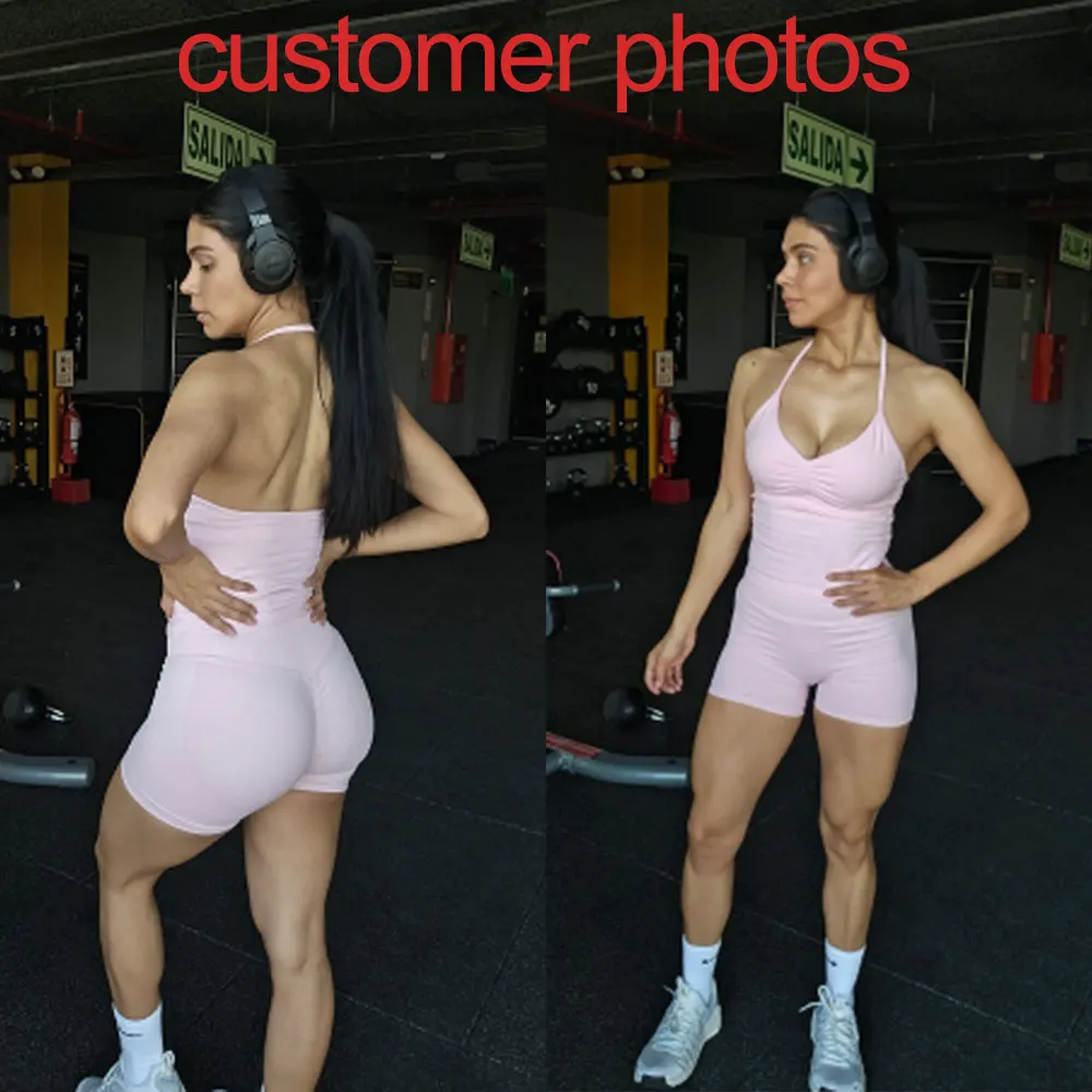 NCLAGEN Gym Longline Strappy Top Women Seamless Yoga Tank With Removable Pads V Neck Workout Clothes Sports Running Fitness Vest image 2