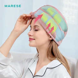 Electric Wireless Head Scalp Massager Air Compression Massage Heat Hot Compress Relieve Headache Migraine Insomnia