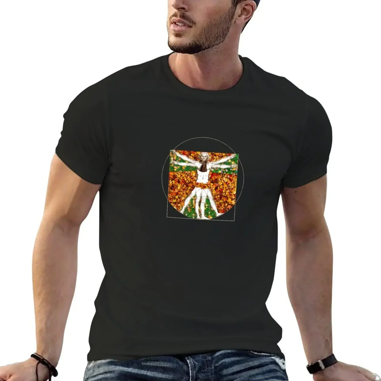 Vitruvian man (leaf angel) T-Shirt new edition shirts graphic tee boys whites blacks mens graphic t-shirts big and tall