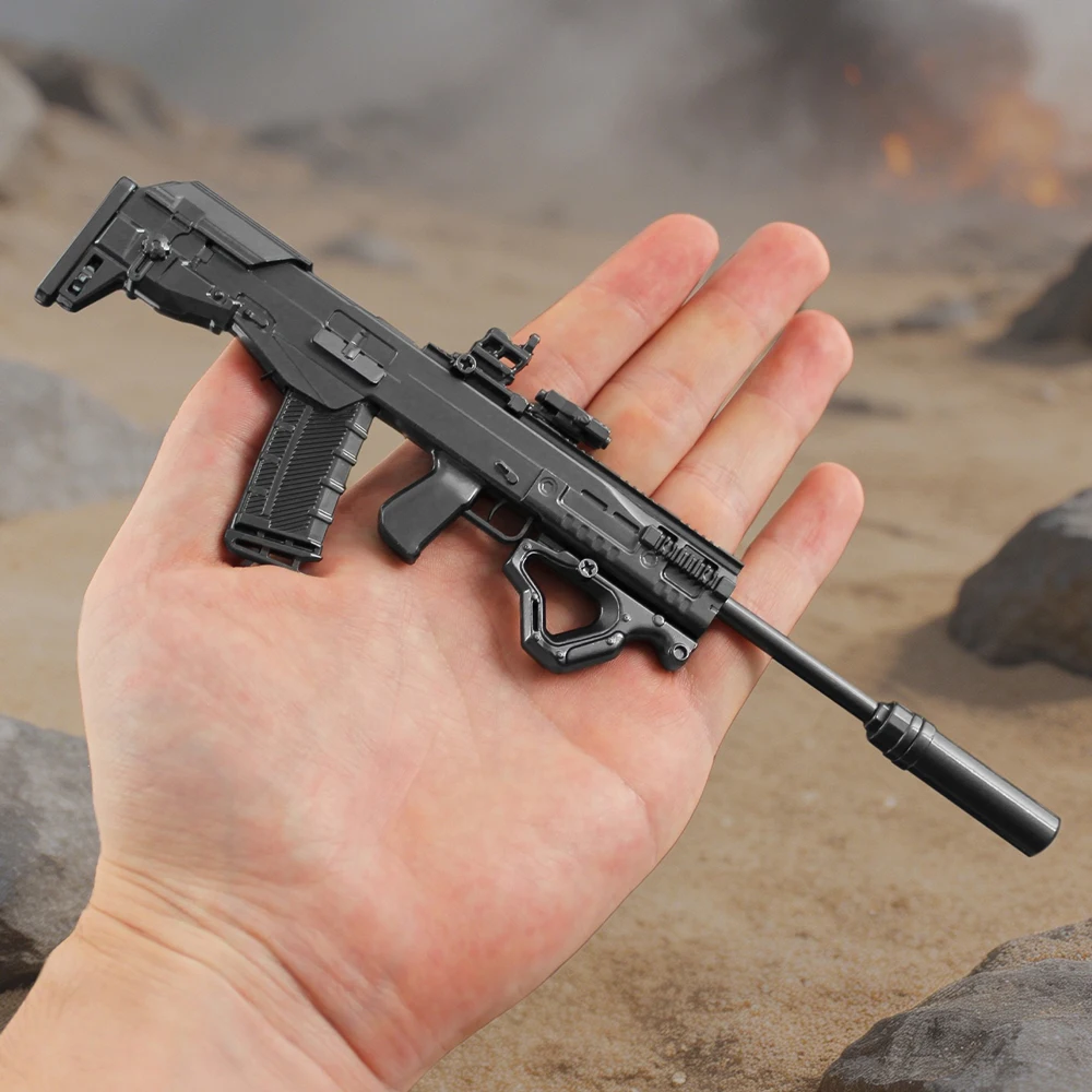 Delta Force ASH-12 Metal Model 21cm Zinc Alloy Miniature Replica Detachable Accessories Desktop Display Collection Gift view 6