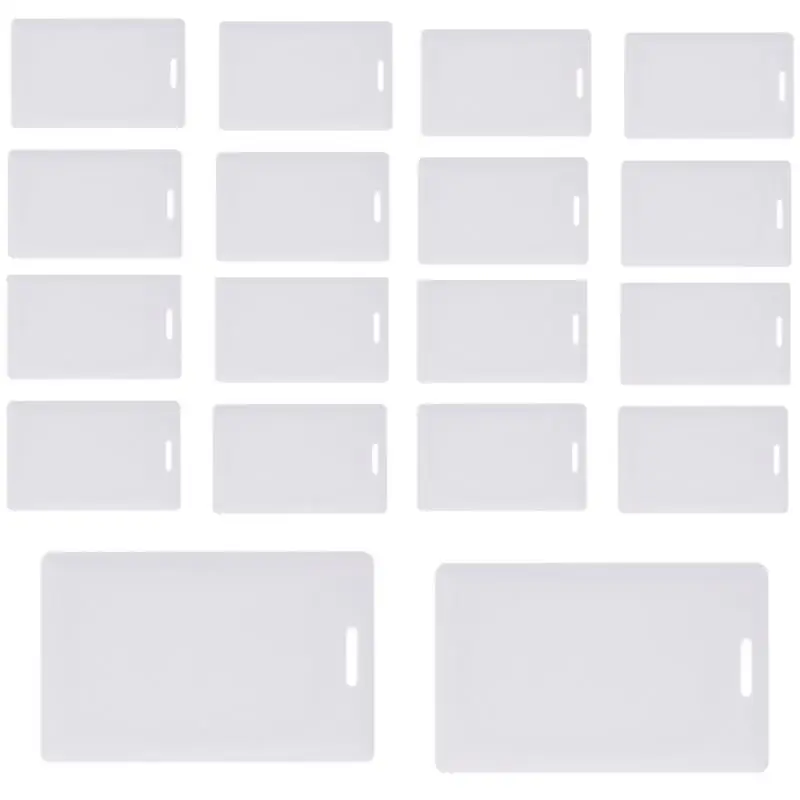 1PCS T5577 บัตรเปล่า RFID ชิปการ์ด 125 Khz Copy Rewritable Writable Rewrite Duplicate 125 Khz RFID T5577 เขียนได้หนา ﻿