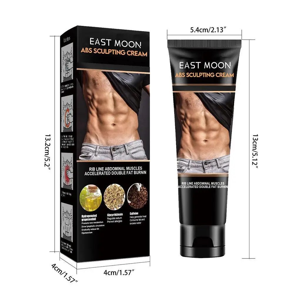 Eight Pack Abdominal Muscles Cream Waist Lines Body Sculpting Cream Fitness Belly Burning Muscle Fat Remove Weight Loss