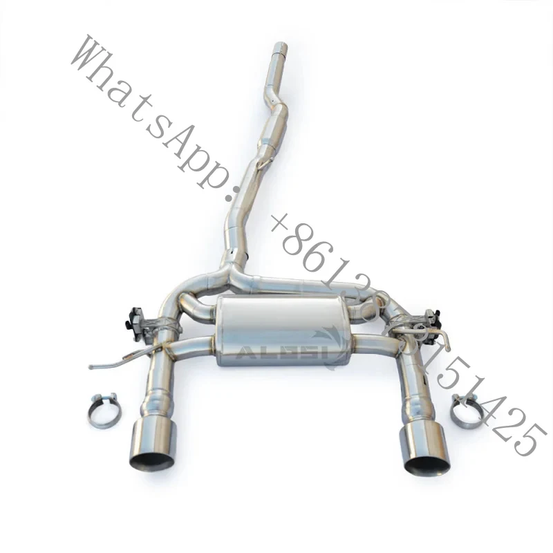 

High Flow Stainless Steel Mid Tail Exhaust Pipe, Suitable Octavia MK1 1.8T 1996-2003 Back Exhaust Pipe Muffler