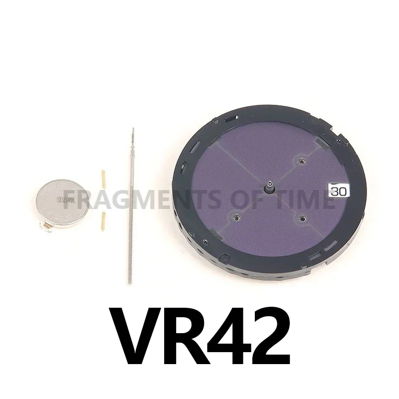 New Japanese VR42 Movement 4.5 o'clock Six Pointer 3.6.9 Small Second Hand Single Calendar Accessory Parts Replacement Movement