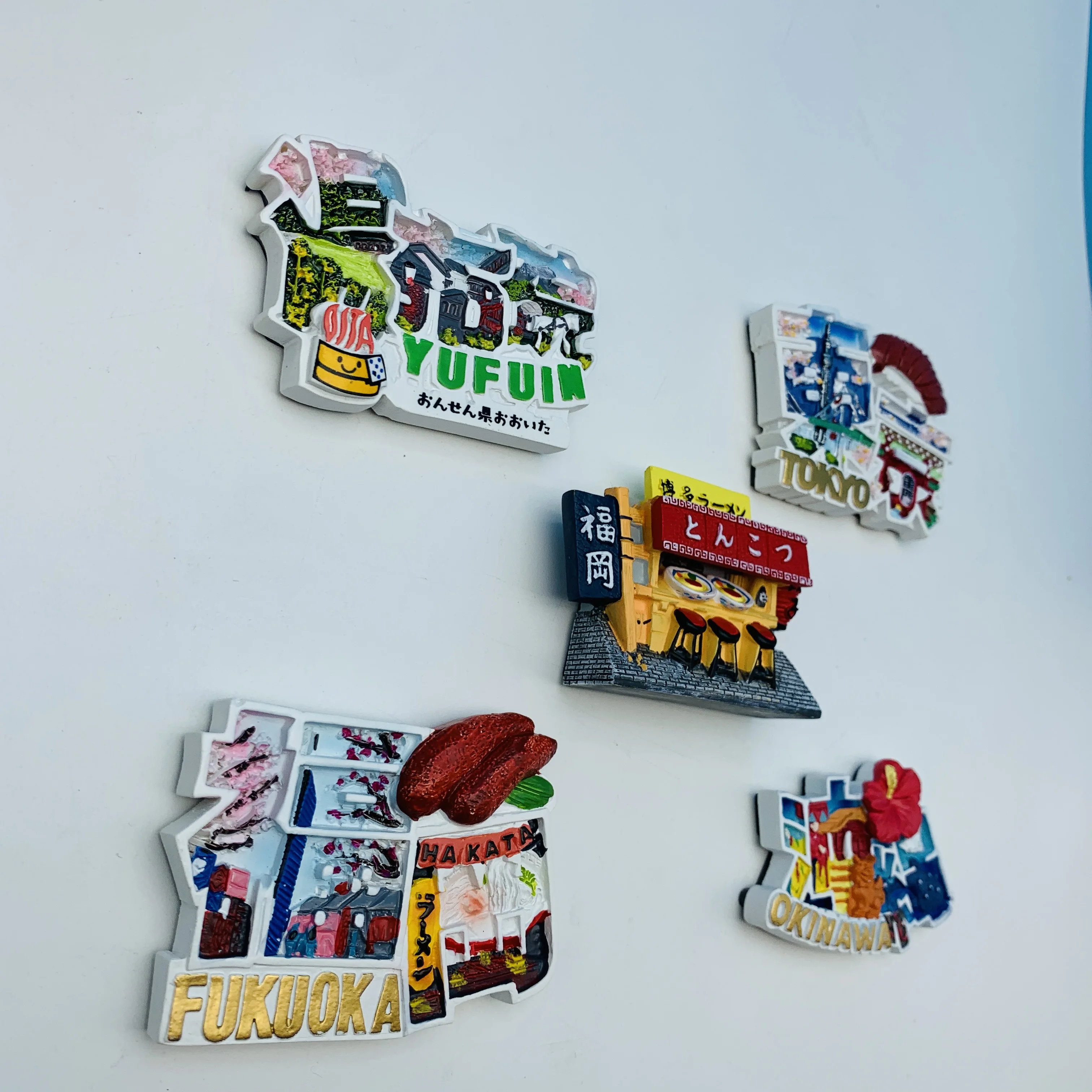 Japan Local Customs And Culture Tourist Souvenir Fridge Magnets Decoration Articles Handicraft Magnetic Refrigerator