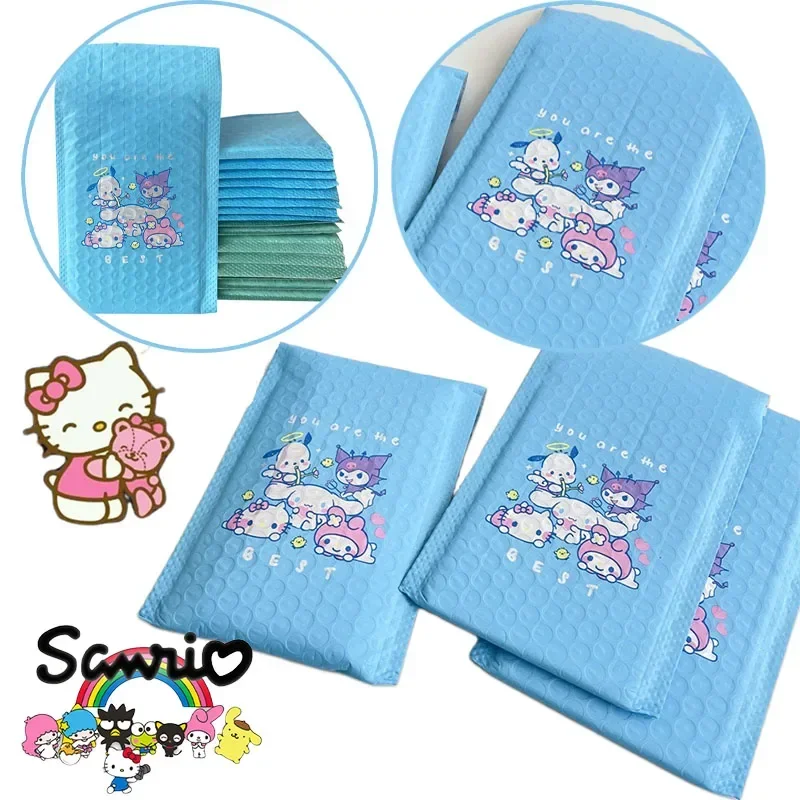 Sanrio Hello Kitty Bubble Bags Cinnamoroll Waterproof Shipping Bags Cartoon Packages Mailing Bag Shockproof Thickening Envelopes