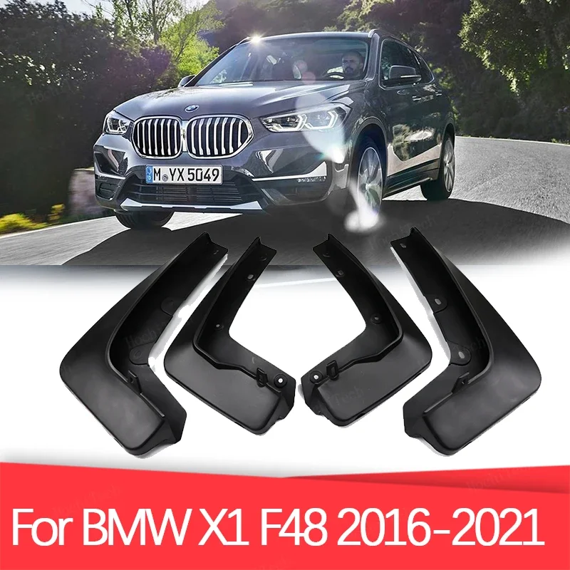 

Mudflaps Mud Flaps Splash Guards Mudguards Front Rear Fender Protector for BMW X1 F48 2016 2017 2018 2019 2020 2021