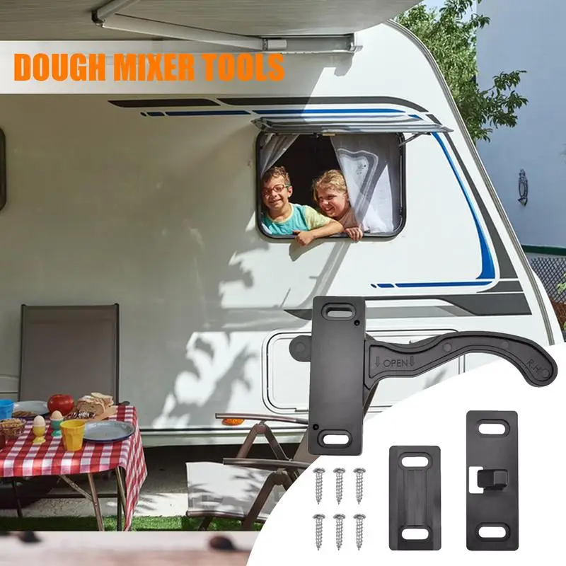 مزلاج باب شاشة Rv استبدال باب شاشة Rv مجموعة مقبض اليد اليمنى الأجزاء الخارجية وملحقات الأجهزة والأثاث لـ