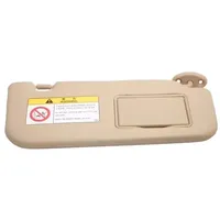 Sun Visor with Make Up Mirror Grey Beige Left Right for Toyota Vios Yaris Yaris L 2014 2015 2016 2017 2018 2019 2020 2021 2022