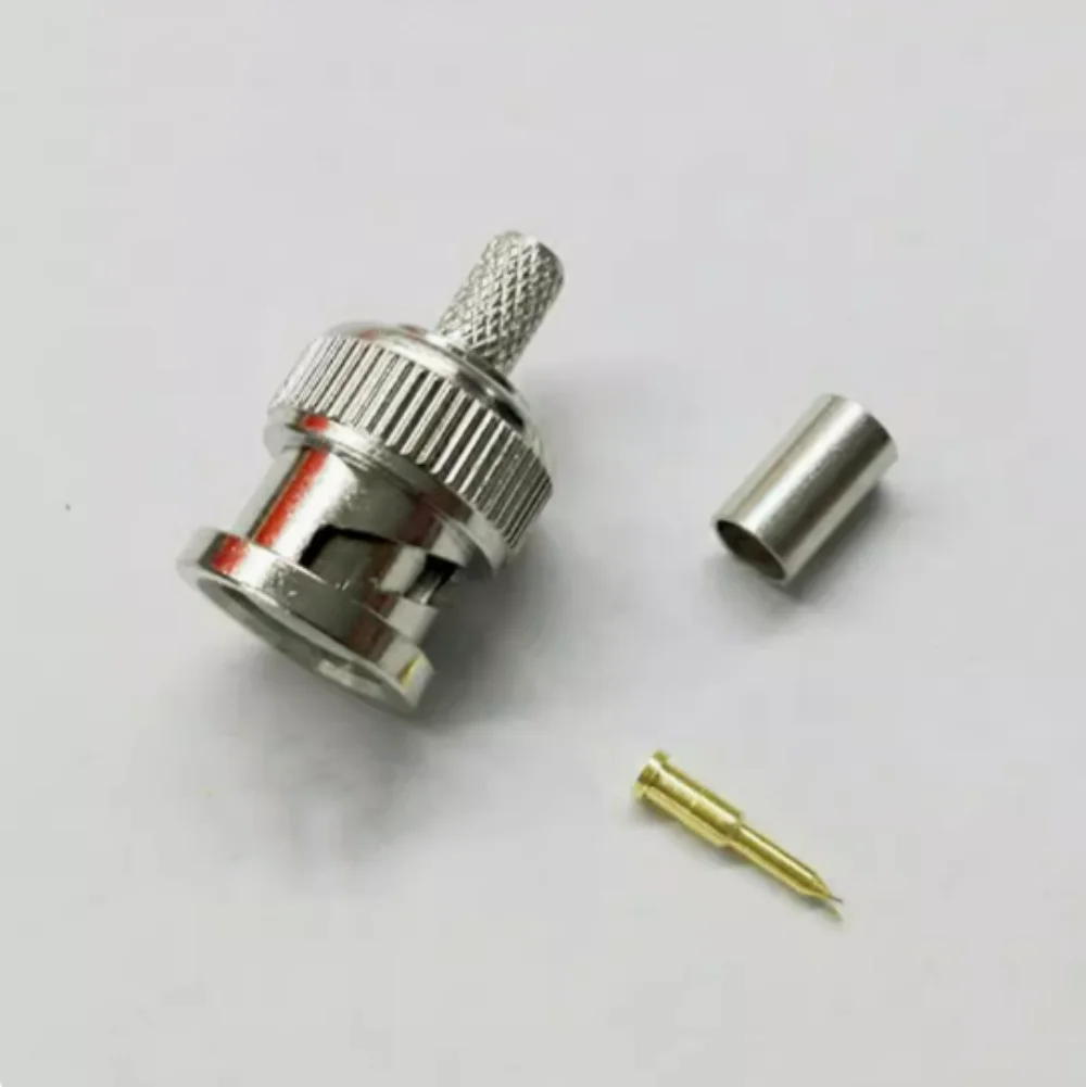 

50pcs BNC-J-3 BNC male 50 Ohm Q9 video connector, 50-3 coaxial connection female seat