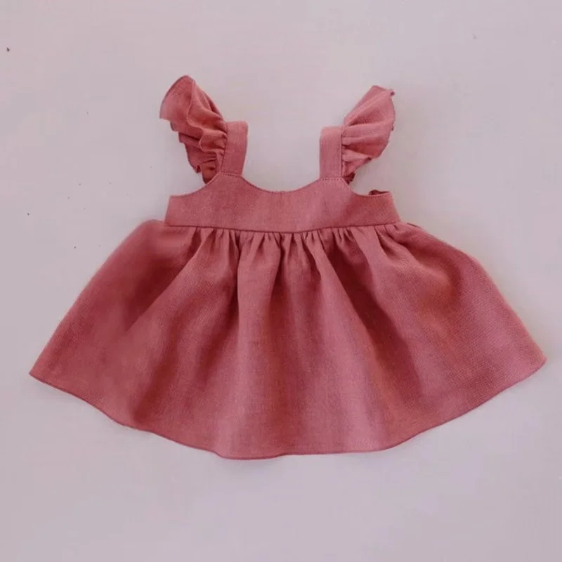 Summer Cotton Baby Dress Cute Sleeveless Infant Girl Dress Toddler Girl Clothes
