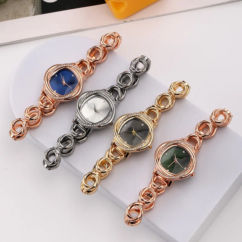 Fashion Luxury Woman Bracelet Watch 2024 Fashion Quartz Watches Diamond Stainless Steel Wristwatches Ladies Free Shiping Montre