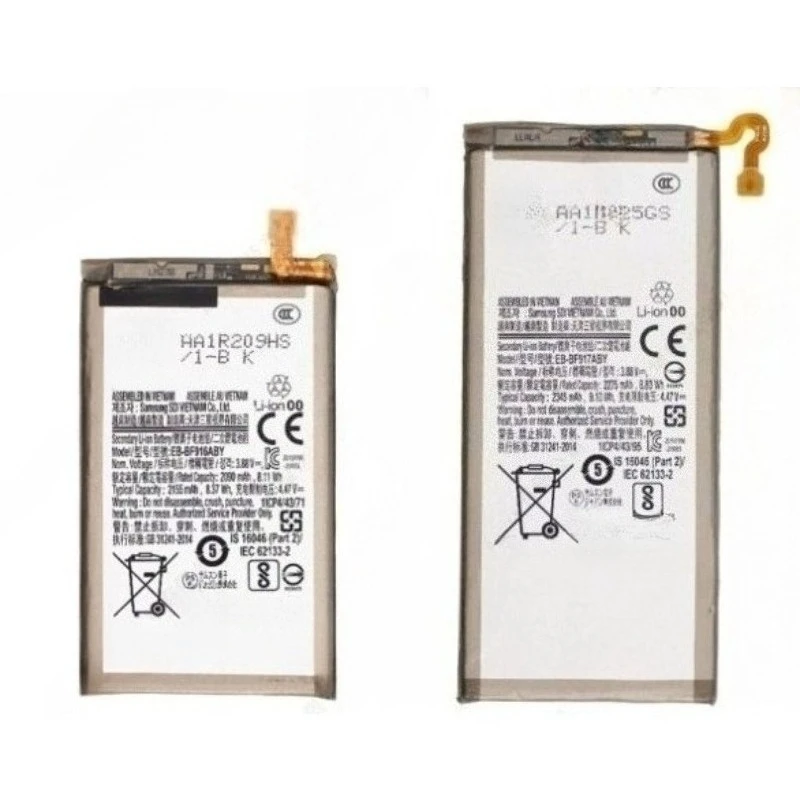 New Replacement Phone Battery EB-BF916ABY EB-BF917ABY 3.88V 2345mAh for Samsung Galaxy Fold2 5G SM-F916 Portable Batteries