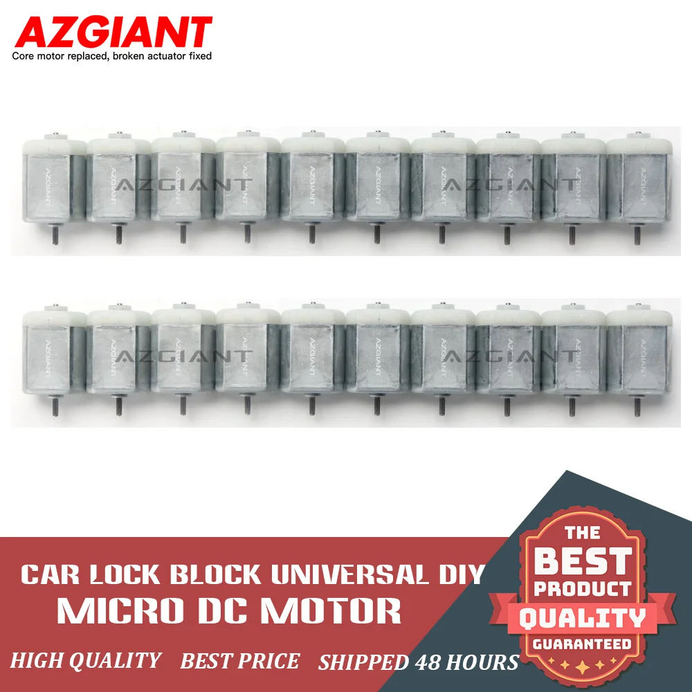 

AZGIANT 20pcs FC280 Motor 12V for Car Door Lock Central Locking Rearview Mirror Electric Folding Micro Motors Accessories