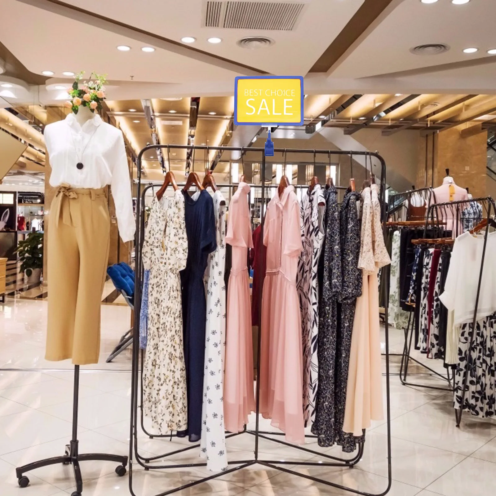 

A4 Clip Retail Sign Supermarket Display ABS Price Tag Holder Reusable Ad Board Clamps Shopping Labels Promotional
