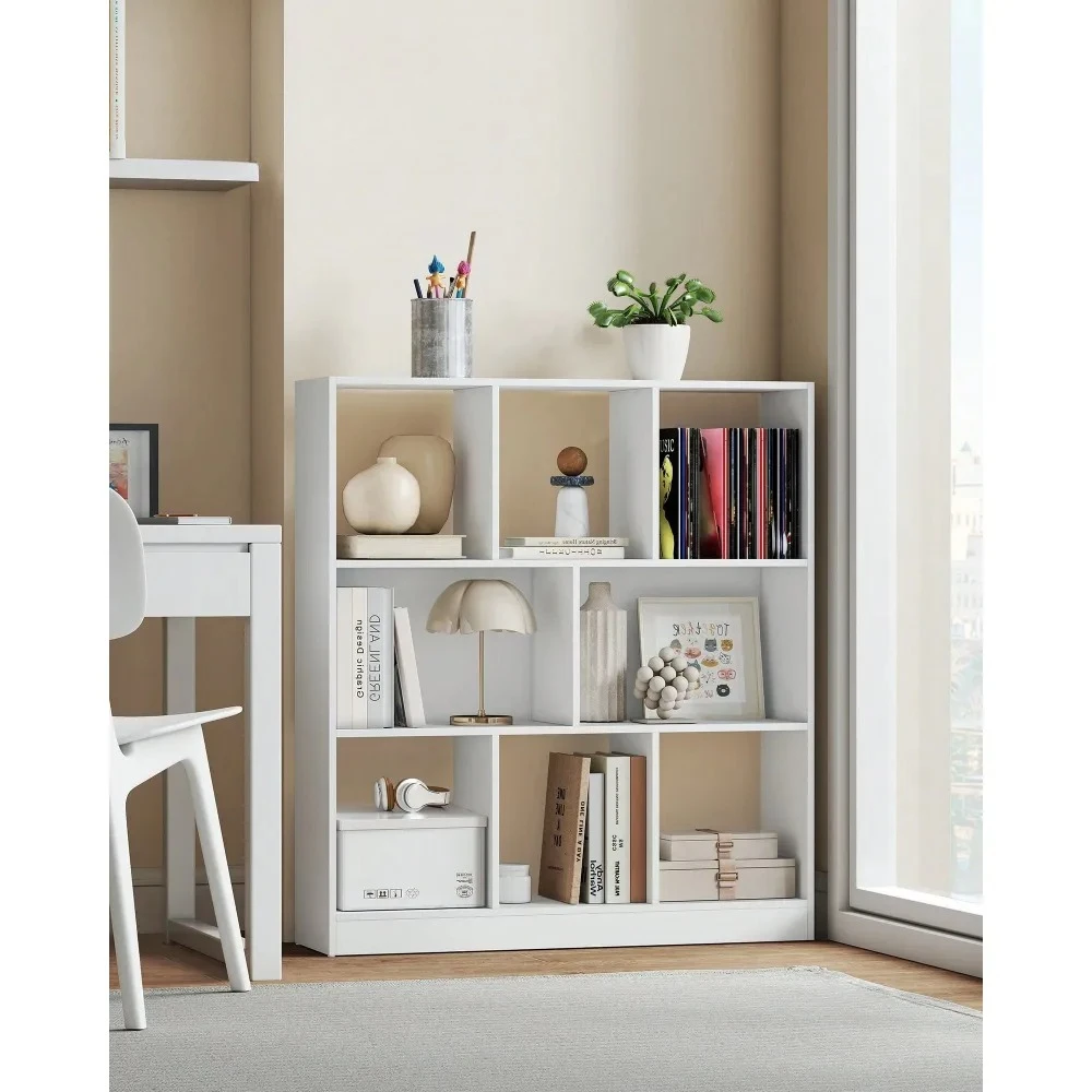 

Custos Collection Bookshelf, 3Tier Bookcase, Book Shelf, Open Storage Shelf, 9.4 X 35.4 X 39.4 Inches, For Living Room, Home Of