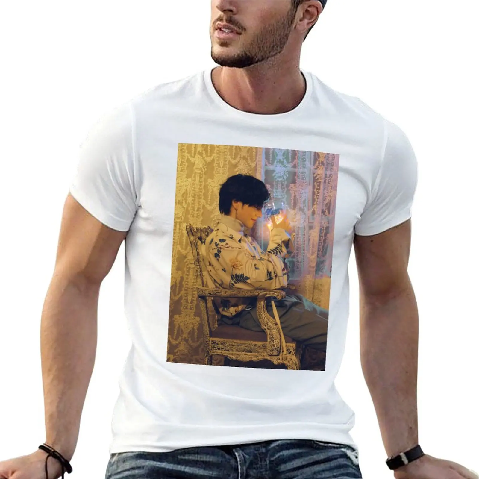 

GOT7 Yugyeom T-Shirt t shirts for man cotton funny t shirt custom print T-Shirt