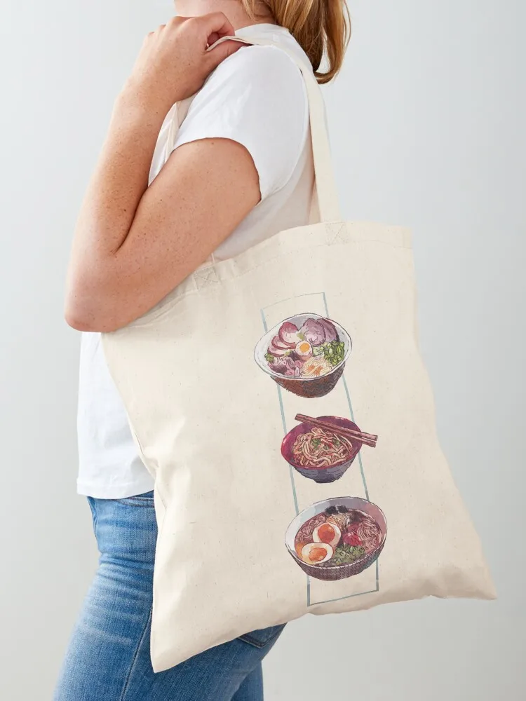 

Japanese Ramen Bowls Tote Bag Women's shopper cute tote bag sac pour femme tote bag