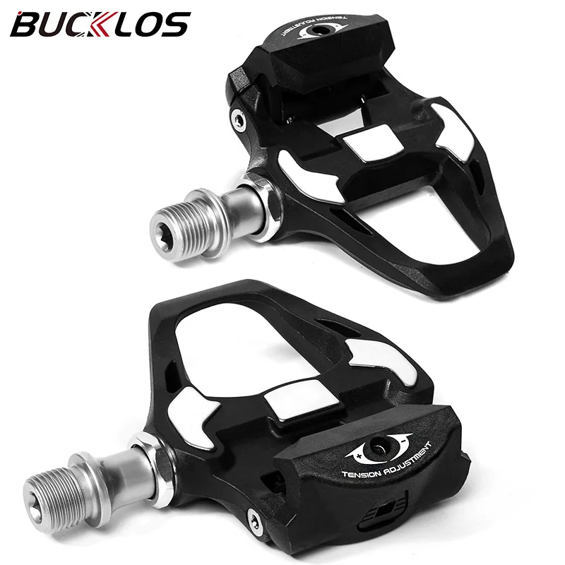 

Велосипедные педали Bucklos Road Bike Pedal, нейлоновые, платформенные, без защелок, R8000, для шоссейных велосипедов, совместимые с системой SPD SL, аксессуары для велосипедов.