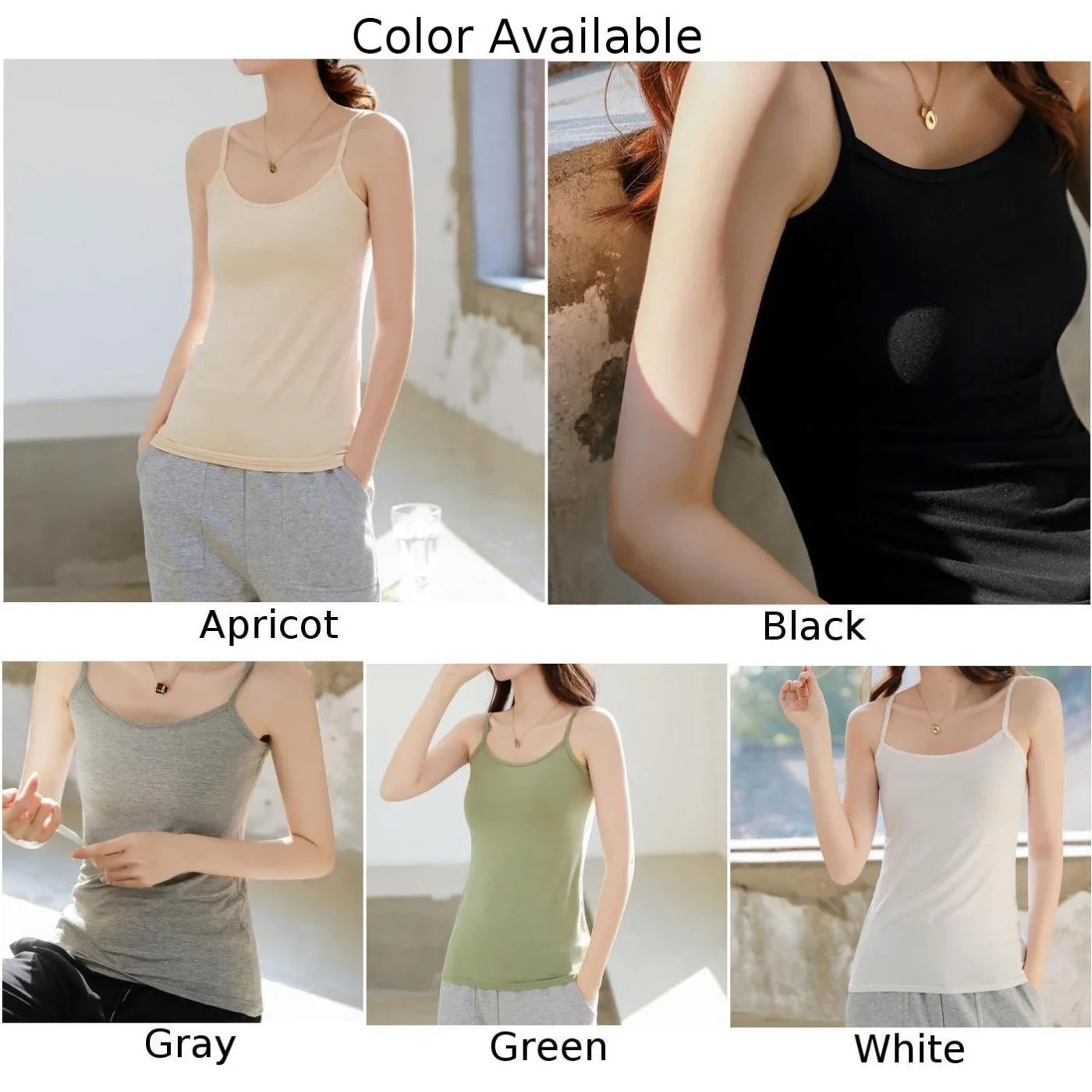 Top informal de verano sin mangas con tirantes finos, longitud Regular, diseño de cuello redondo, varios colores, ropa versátil