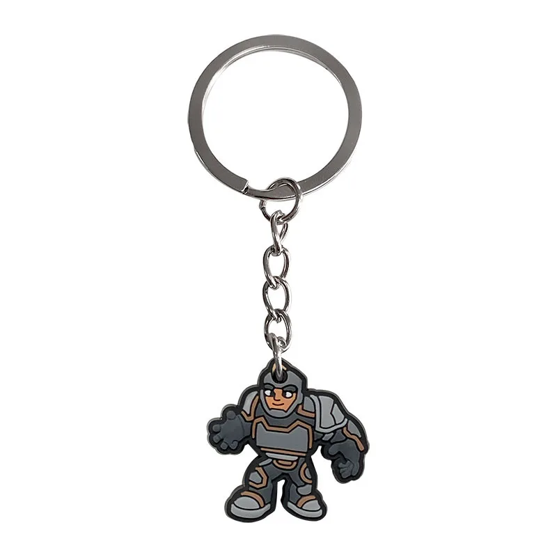 Cartoon Super‑hero PVC Rubber Keychain Charms, Bag & Key Decor Accessories, Small Kids Gifts, Party Favors