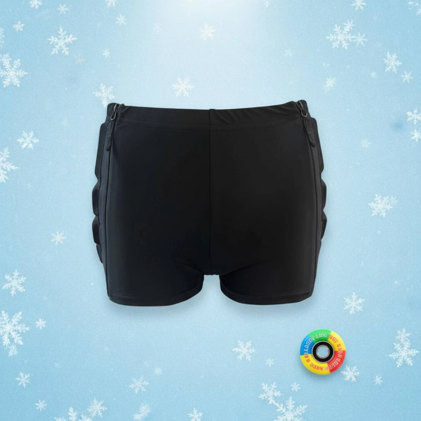 Padded Ice Skate Shorts Shock Absorbing Safety Skating Shorts Lightweight Adjustable Waistband for Children view 5