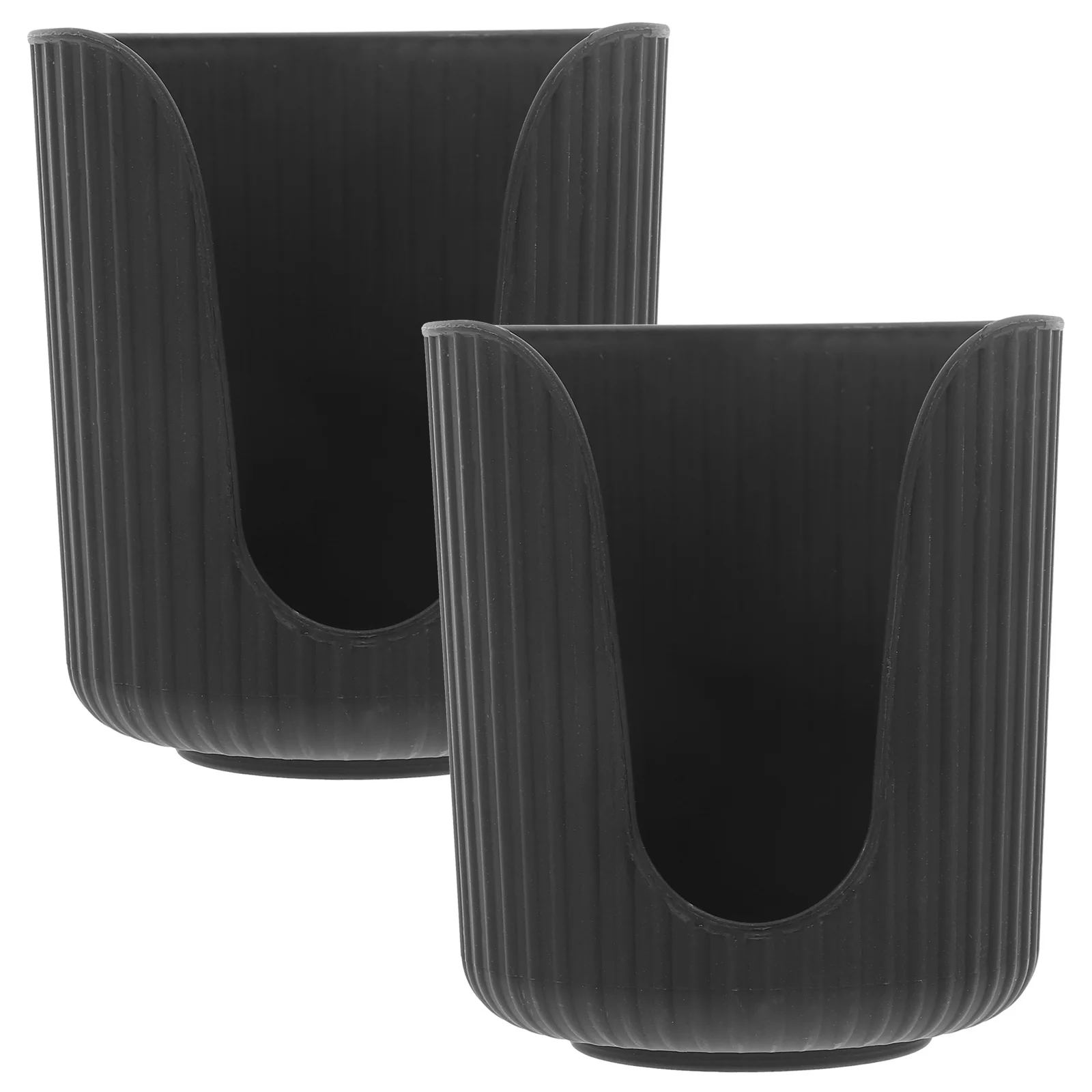 

2pcs Paper Cup Storage Rack Holder White Desk Small Coffee Cups Dispenser Upright Container Organizer Bathroom Facility