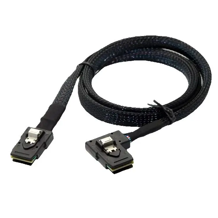 Mini SAS 36Pin 8087 Internal Cable 90 Degree Bend SFF Connector Hard Drive Computer Wire Left Right Compatible