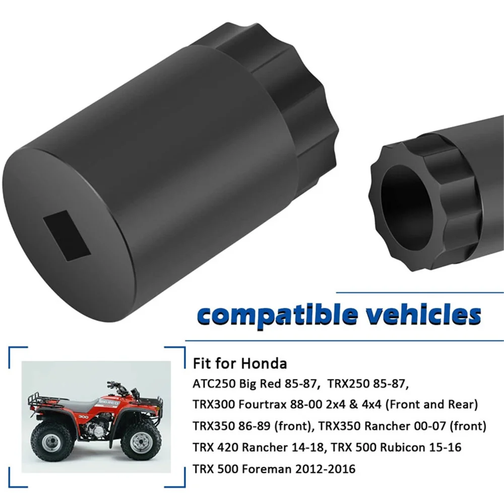 

60mm Motorcycle Differential Pinion Bearing Nut Tool For Honda FourTrax 300 TRX300 TRX250 Rancher 350 TRX350 ATV CNC Machined