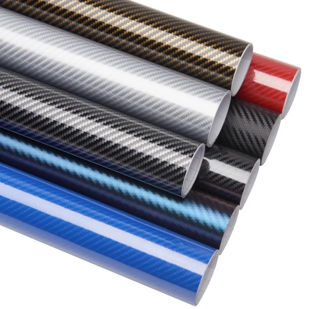 30CM*50CM Carbon Fiber Vinyl Film 6D Effect High Gloss Motorcycle Body Stickers Forged Carbon Fiber Motorcycle Stickers Decals
