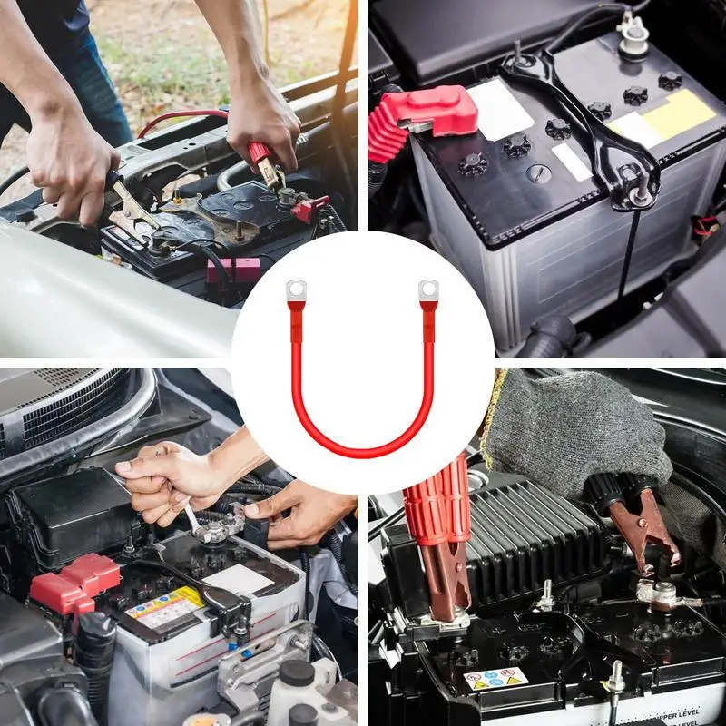 Battery Jumper Cable Automotive Replacement Jumper Cables 5AWG RV Battery Cables For Automotive Cars Marine Solar Application