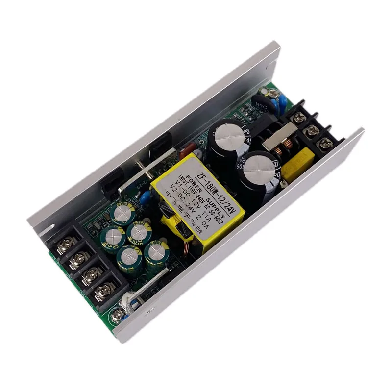 stage iluminacao fonte de alimentacao led par feixe de luz cabeca em movimento cob bar comutacao power board zf180w 12 v 24v 01