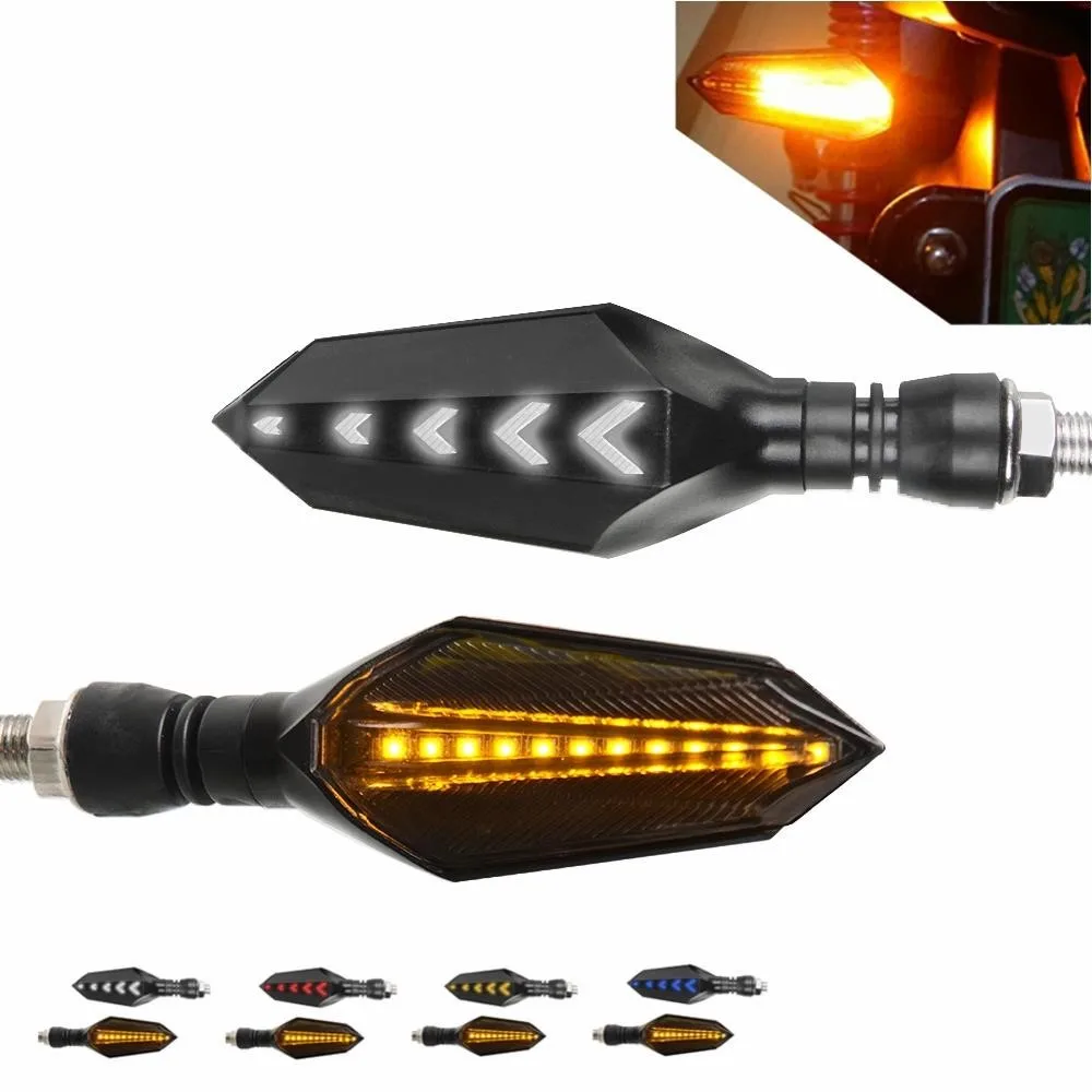 Motorcycle Turn Signals Flowing Water LED Light Tail Brake Light For YAMAHA XV1100 XV 1000 VIRAGO XV535 XV 700 SV750 VIRAGO