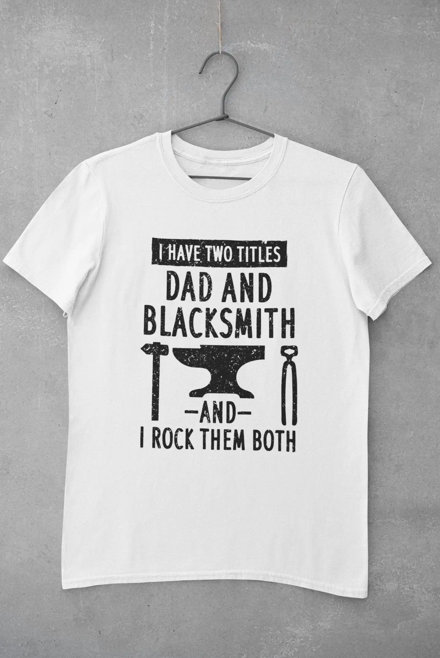 Blacksmith T Shirt Blacksmithing Forging Dad And