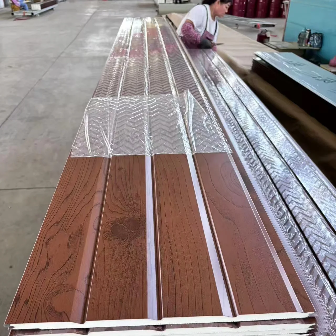 

Consult before placin order Green Building Material Certified Metal Cladding Fire-resistant Embossed Metal Panels 3