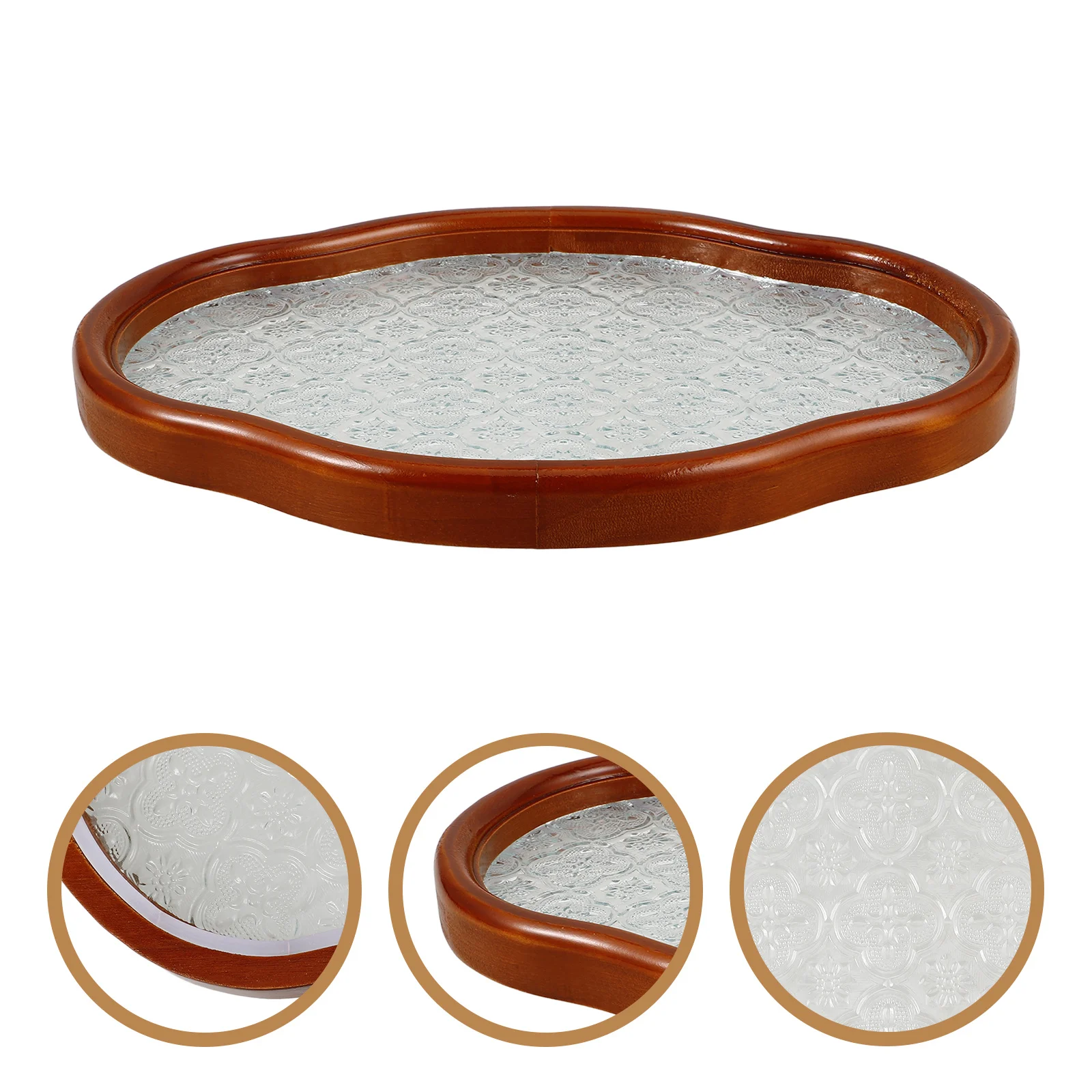 

Fruit Plate Stable Material Creative Chic Design Practical Storage Tray Snack Serving Tray Fruit Holder Candy Nuts