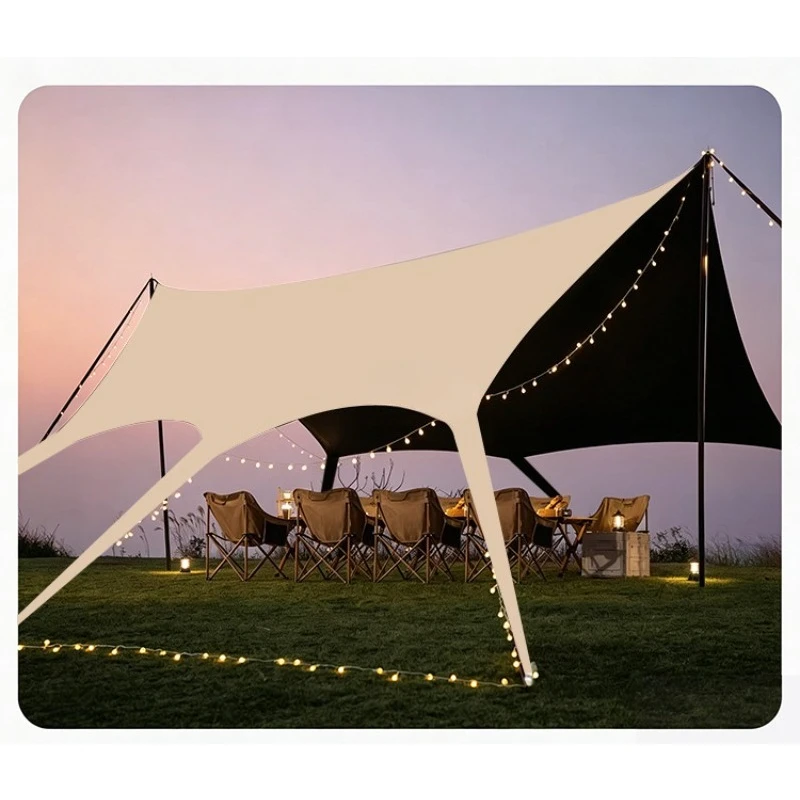 Outdoor Octopus Canopy Tent Quick Install Black Coating UV Protection for Camping Trip